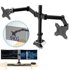 Крепление для двух мониторов настольный кронштейн 17"-33" UKC Z022