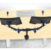 Крепление для двух мониторов настольный кронштейн 17"-33" UKC Z022