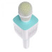 Микрофон с караоке, Bluetooth, AUX, 1200 мАч, HOCO BK5 Cantando, Голубой