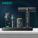 Комплект VGR STEPLERSS PRO 4 IN 1 BLACK, машинка для стриження (Clipper), тример, електробритва, фен