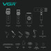 Комплект VGR STEPLERSS PRO 4 IN 1 BLACK, машинка для стриження (Clipper), тример, електробритва, фен