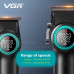 Комплект VGR STEPLERSS PRO 4 IN 1 BLACK, машинка для стриження (Clipper), тример, електробритва, фен