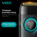 Комплект VGR STEPLERSS PRO 4 IN 1 BLACK, машинка для стриження (Clipper), тример, електробритва, фен