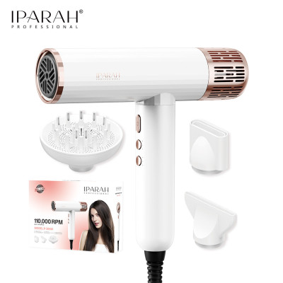 Професійний фен IPARAH P-385W WHITE, 3 рівні обдування, 3 рівні температури, 1600-1900W