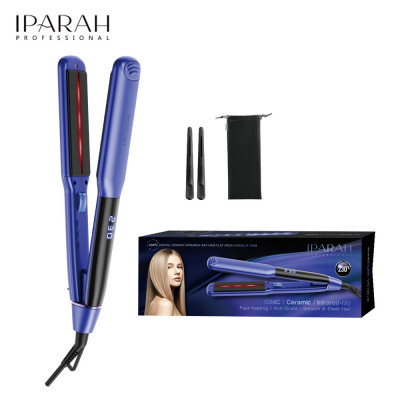 Выпрямитель для волос IPARAH P-104B BLUE, 4 режима, 100-230°C, керамическое покрытие, LED display, 55-62 W