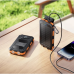 Внешний аккумулятор Power Bank HOCO J164 Platinum Solar 8000mAh 10W, с солнечной панелью и LED фонариком