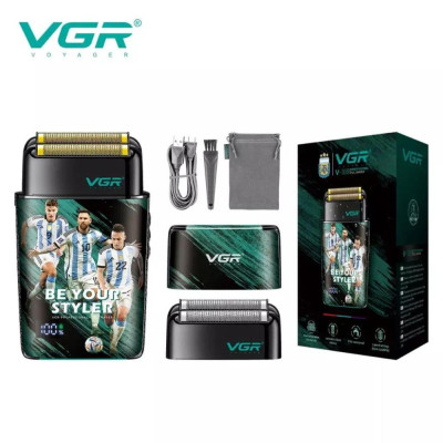Електробритва VGR V-309 шейвер, подвійне лезо, 6500-7500 RPM, LED Display